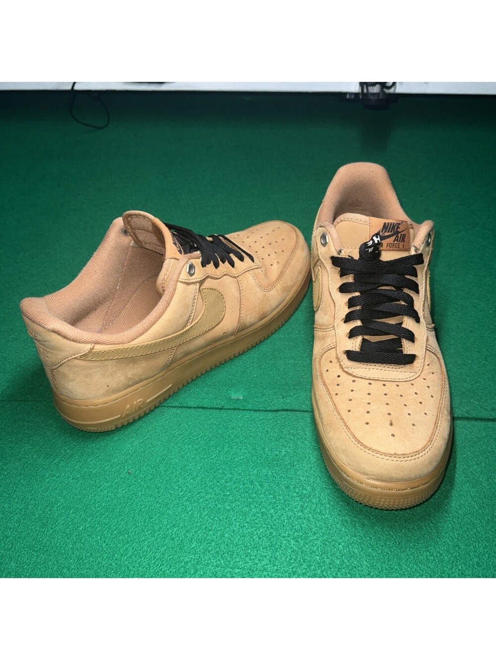 Nike Air Force 1 Low WB Wheat Flax Suede Men's Size 9.5 CJ9179-200 Pre-owned